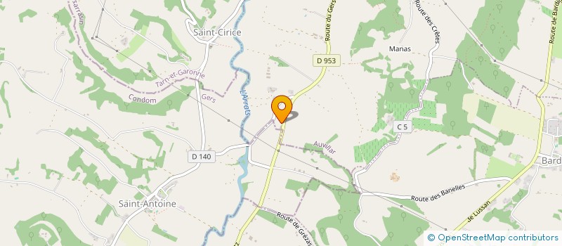 localisation de l'entreprise SCI QUO-VADIS  SAINT-CIRICE