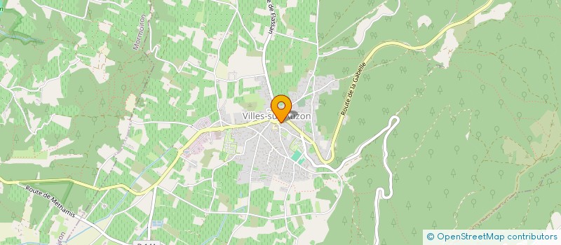 localisation de l'entreprise SCI QUOD  VILLES-SUR-AUZON