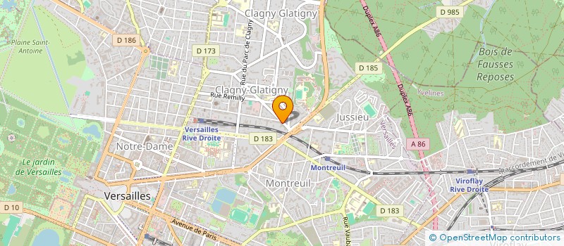 localisation de l'entreprise SCI QUOST à VERSAILLES
