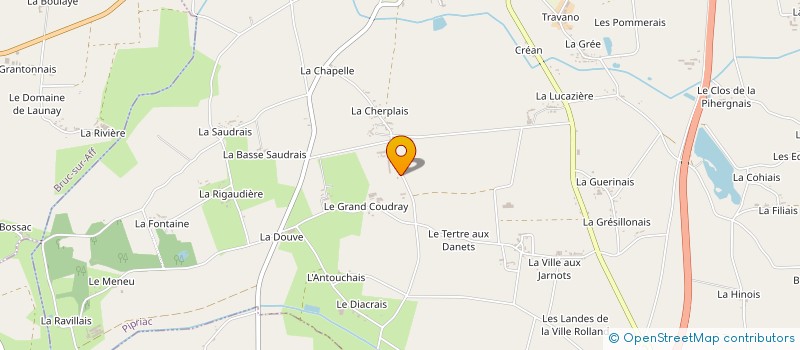 localisation de l'entreprise SCI QUPI  PIPRIAC