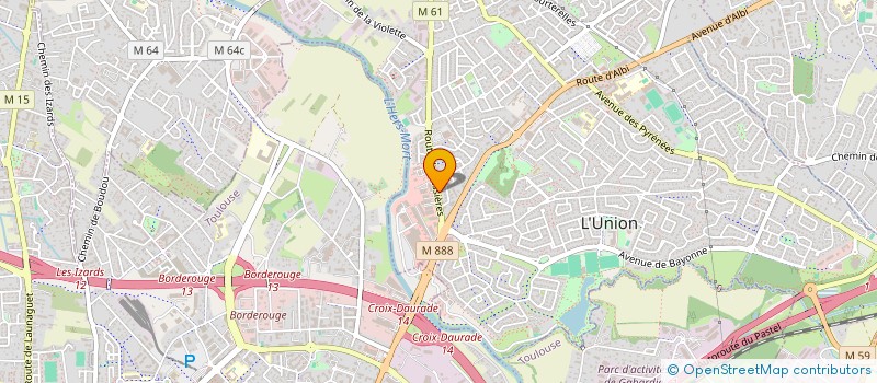 localisation de l'entreprise SCI QURIS à L'UNION