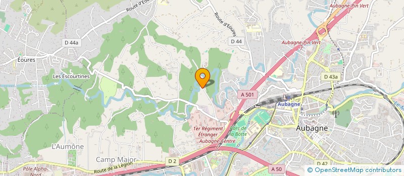 localisation de l'entreprise SCI QV à AUBAGNE