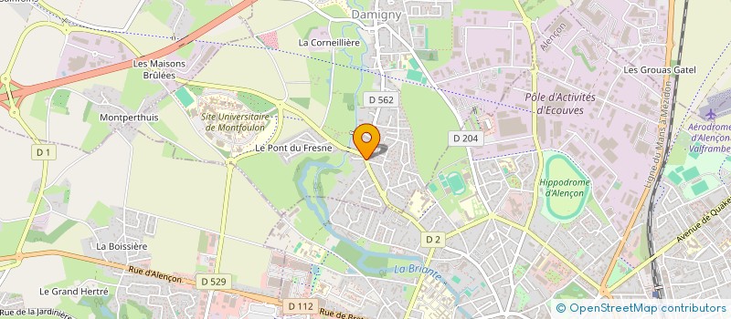 localisation de l'entreprise SCI QWANYS à DAMIGNY