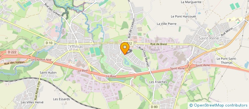 localisation de l'entreprise SCI QYSATYS  YFFINIAC