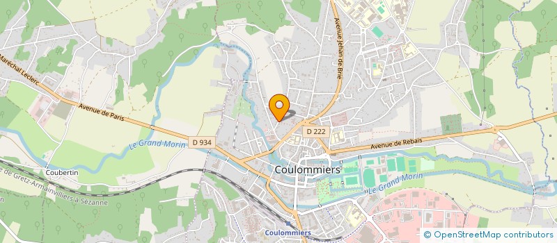 localisation de l'entreprise SCI R 2 F à COULOMMIERS