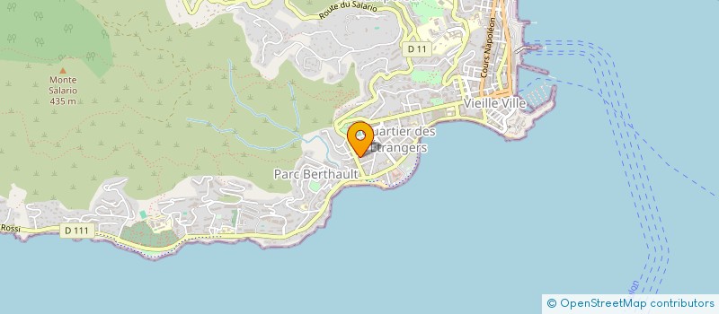 localisation de l'entreprise SCI R à AJACCIO
