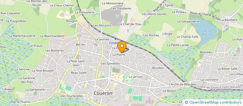 localisation de l'entreprise SCI R 8G à COUERON