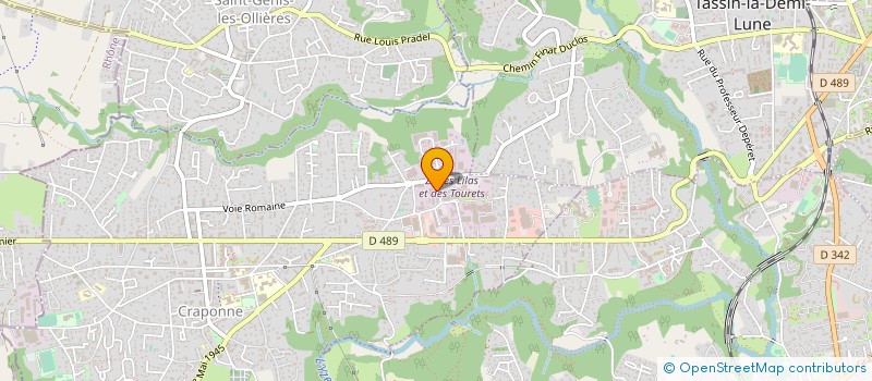 localisation de l'entreprise SCI R A  CRAPONNE