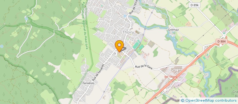 localisation de l'entreprise SCI R&A  THOIRY