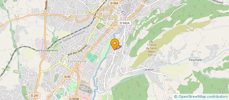 localisation de l'entreprise SCI R.A.B  GAP