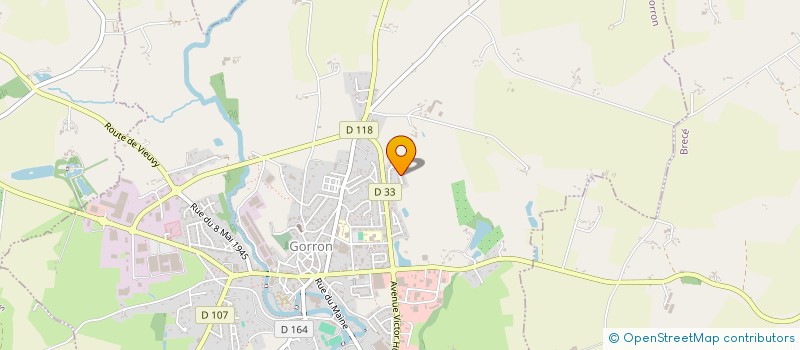 localisation de l'entreprise SCI R.A.L.C.  GORRON