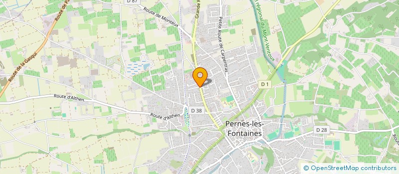 localisation de l'entreprise SCI R A P  PERNES-LES-FONTAINES