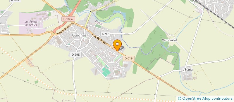 localisation de l'entreprise SCI R.A.S.  GUIGNES