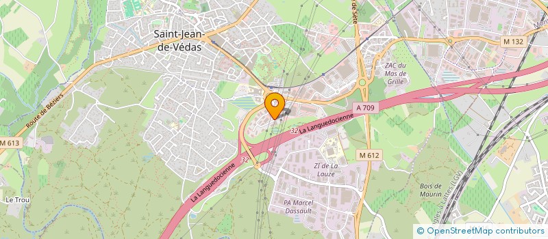 localisation de l'entreprise SCI R AND B  SAINT-JEAN-DE-VEDAS