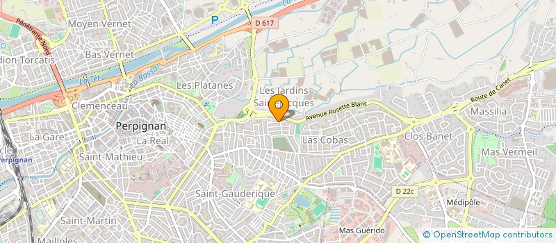 localisation de l'entreprise SCI R B à PERPIGNAN