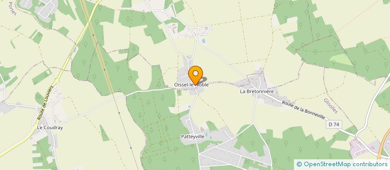 localisation de l'entreprise SCI R B B  FERRIERES-HAUT-CLOCHER