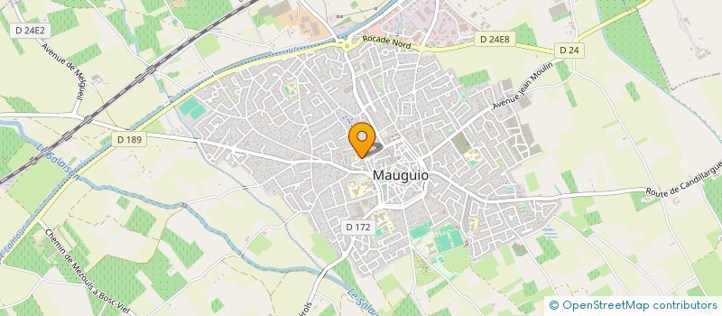 localisation de l'entreprise SCI R.B.G.  MAUGUIO