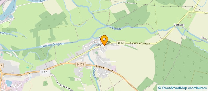 localisation de l'entreprise SCI R.B.M.P.V.G.  ANCIER