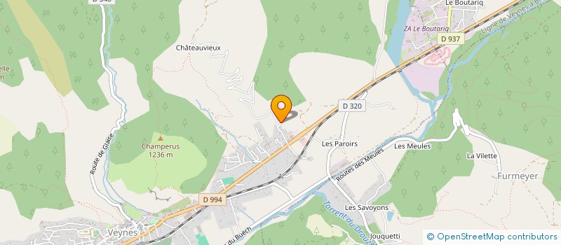 localisation de l'entreprise SCI R.B.R  LA ROCHE-DES-ARNAUDS