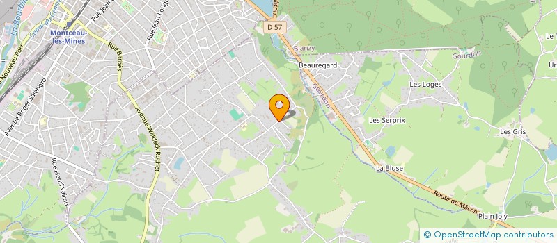 localisation de l'entreprise SCI R B S M  SAINT-VALLIER