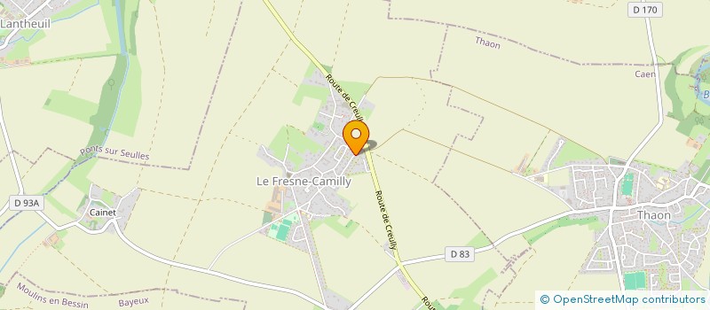 localisation de l'entreprise SCI R.BIGOT  LE FRESNE-CAMILLY