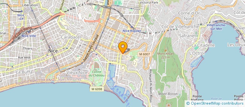 localisation de l'entreprise SCI R.C à NICE