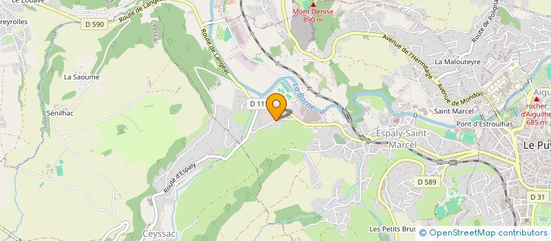 localisation de l'entreprise SCI R.C.  ESPALY-SAINT-MARCEL