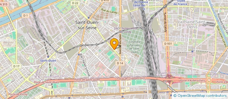 localisation de l'entreprise SCI R.C  SAINT-OUEN-SUR-SEINE