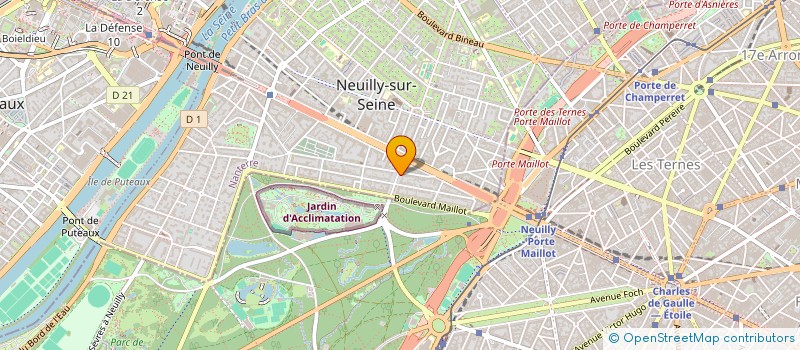 localisation de l'entreprise SCI R.C.B à NEUILLY-SUR-SEINE