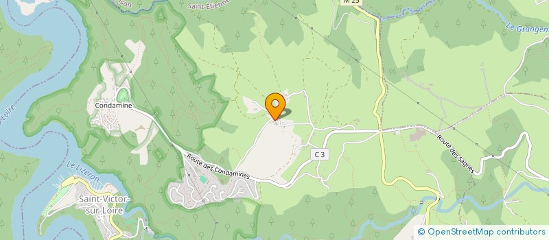 localisation de l'entreprise SCI R.C.B.  SAINT-ETIENNE