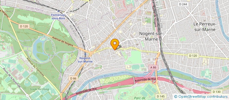 localisation de l'entreprise SCI  R C B L M  NOGENT-SUR-MARNE