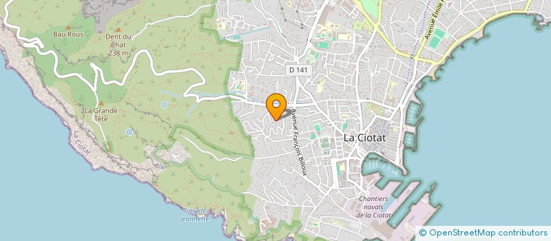 localisation de l'entreprise SCI R.C.H BELLEGARDE  LA CIOTAT