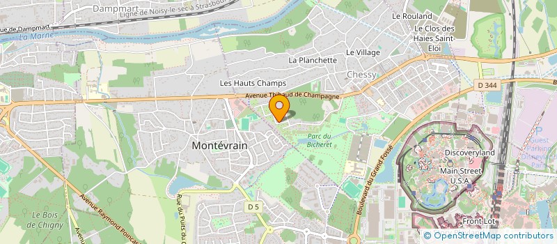 localisation de l'entreprise SCI R.C PATRIMOINE  CHESSY