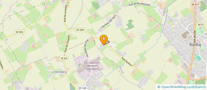 localisation de l'entreprise SCI R.C.R. à RONCQ