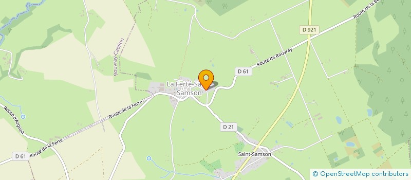 localisation de l'entreprise SCI R.C.V  LA FERTE-SAINT-SAMSON