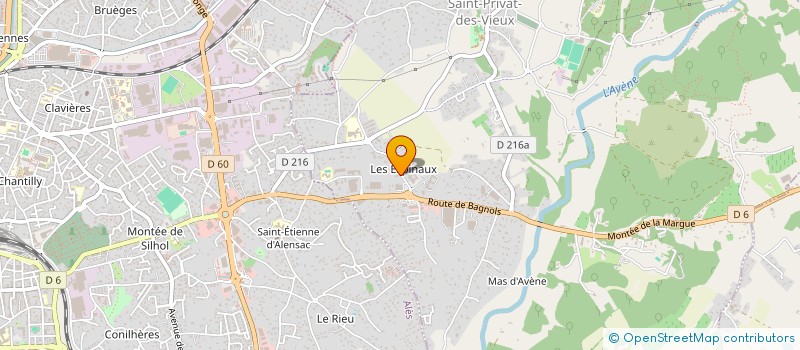 localisation de l'entreprise SCI R CORP  SAINT-PRIVAT-DES-VIEUX