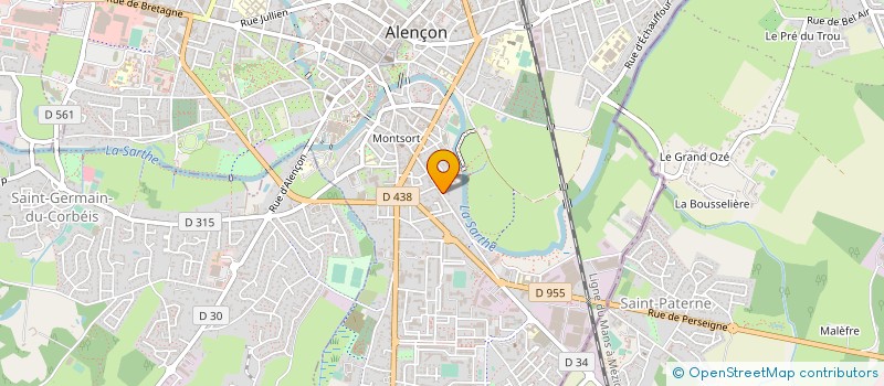 localisation de l'entreprise SCI R.D. à ALENCON