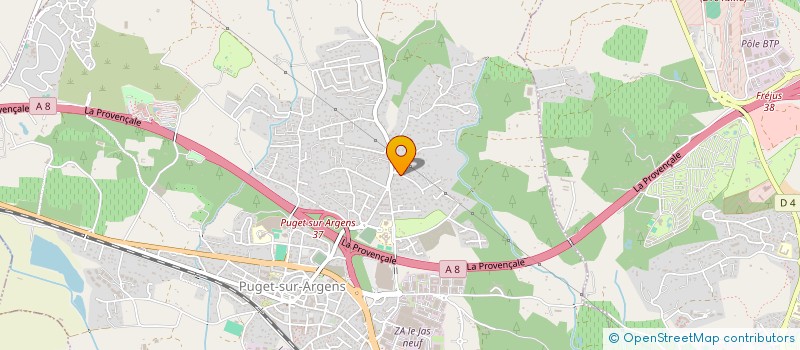 localisation de l'entreprise SCI R.D à FREJUS