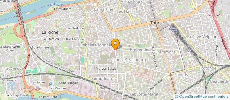 localisation de l'entreprise SCI R.D  TOURS