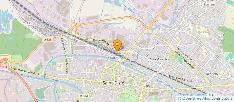 localisation de l'entreprise SCI R.D à SAINT-DIZIER