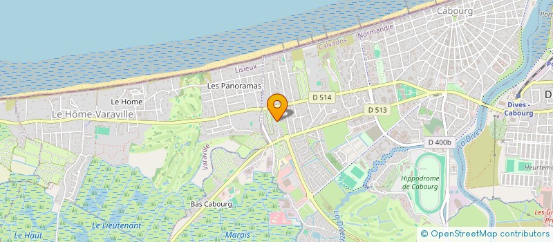 localisation de l'entreprise SCI R & D à CABOURG