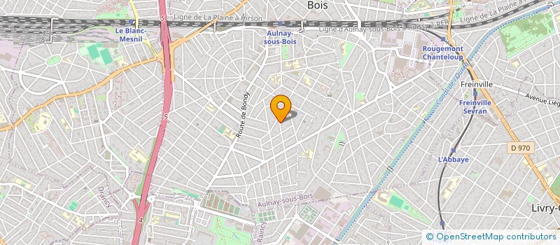 localisation de l'entreprise SCI R.D.  AULNAY-SOUS-BOIS