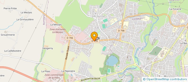 localisation de l'entreprise SCI R&D  LECOUSSE