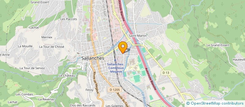 localisation de l'entreprise SCI R & D à SALLANCHES
