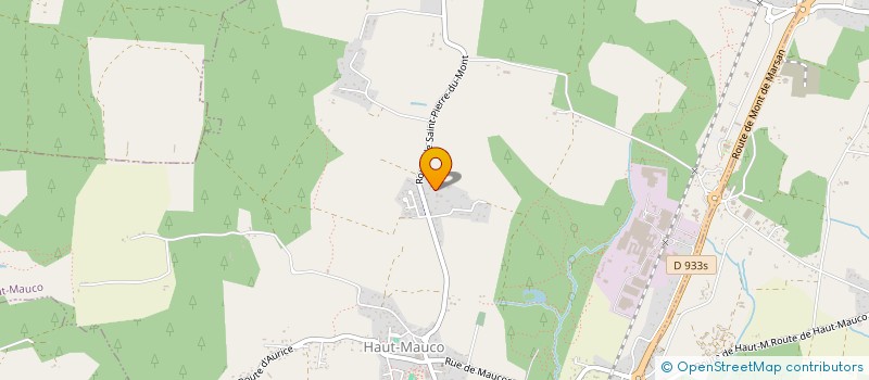 localisation de l'entreprise SCI R.D.B  HAUT-MAUCO