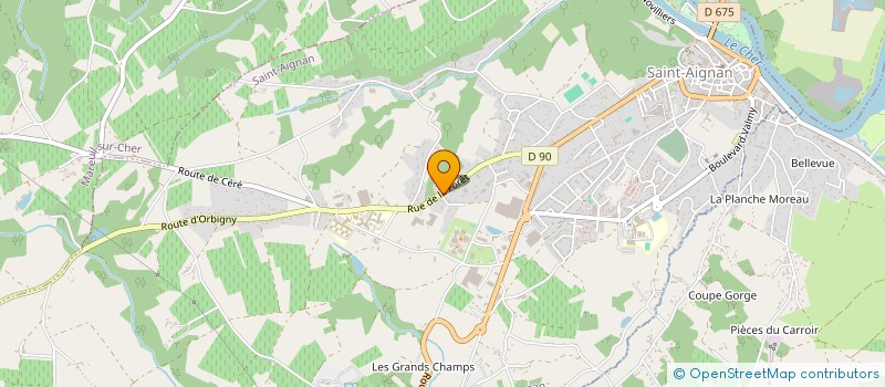 localisation de l'entreprise SCI R.D.S. IMMOBILIER à SAINT-AIGNAN