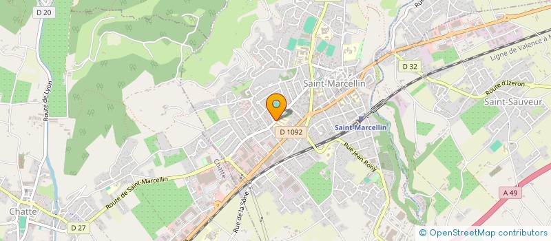 localisation de l'entreprise SCI R.D.V.M.  SAINT-MARCELLIN