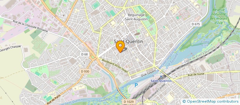 localisation de l'entreprise SCI R DE LA REPUBLIQUE à SAINT-QUENTIN