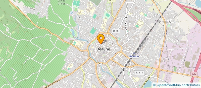 localisation de l'entreprise SCI R DE YOP à BEAUNE