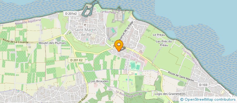 localisation de l'entreprise SCI R DES EGAUX BREUILH POITTE DOMANGET  SAINT-MARTIN-DE-RE